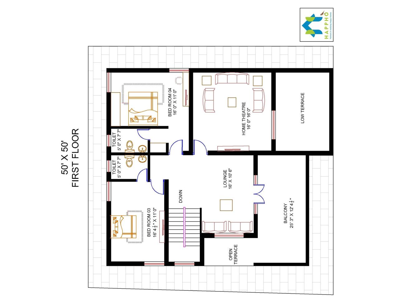 2500 Sq Ft House Drawings / 2500 Sqft 2 Story House Plans plougonver