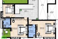 40 X 38 Ft 5 BHK Duplex House Plan In 3450 Sq Ft The House Design Hub