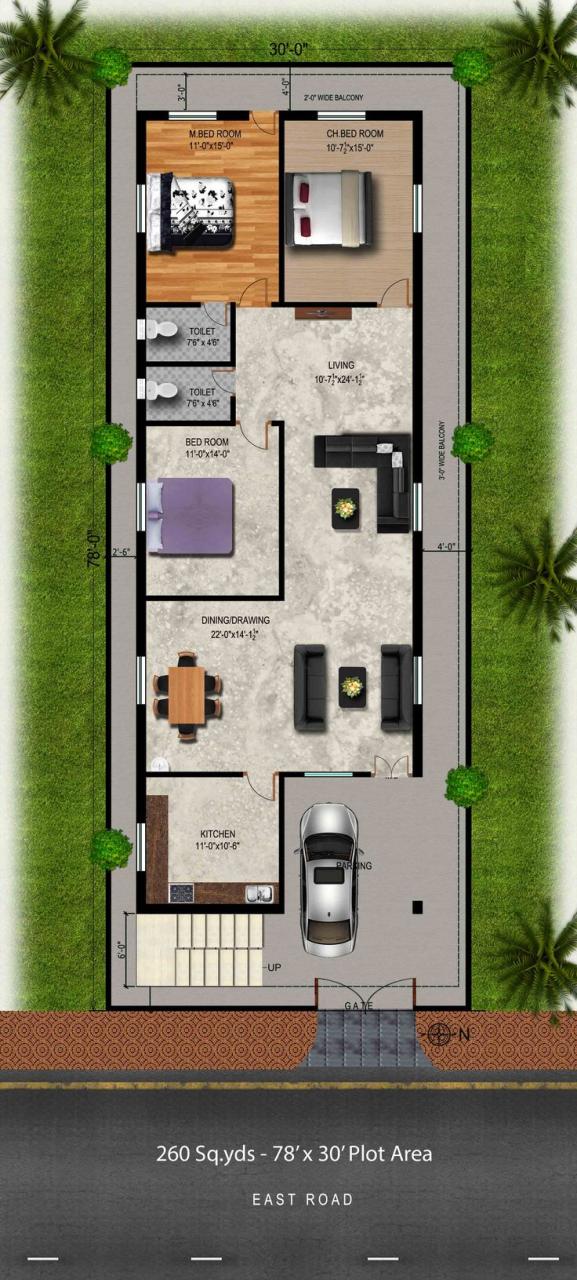 22+ Plan And Elevation Of 3bhk House