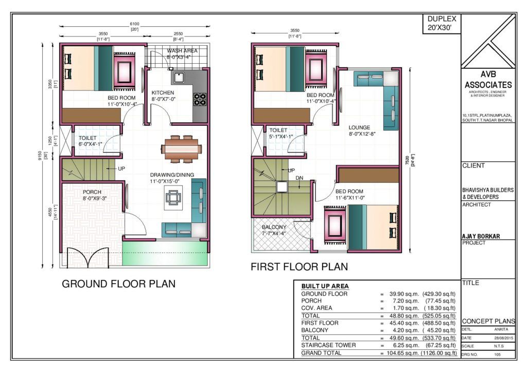 700 Sq Ft House Plans Indian Style 20x30 house plans, House