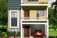 25X35 Duplex House Design With Interior 2BHK House 900 sqf With Car