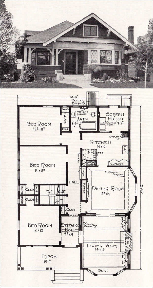 Top Concept Vintage House Plans