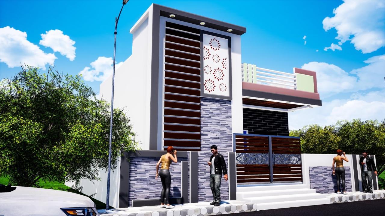 East Facing G 1 Floor House Elevation Designs wow
