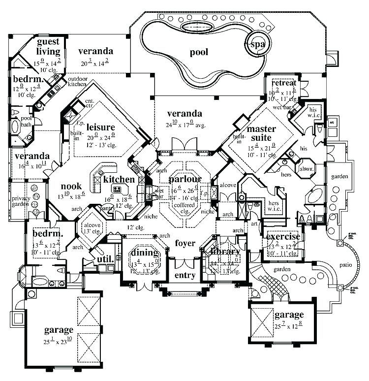 one story luxury house plans luxury one story house plans fresh bedroom