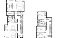 14070020240527-045f2d1ef383b42fd1fac4b9d8f54783 house plans narrow block 2 story australia Google Search Narrow