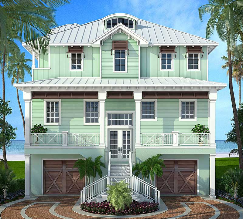 Stylish Beach House Plan 86008BW Architectural Designs House Plans