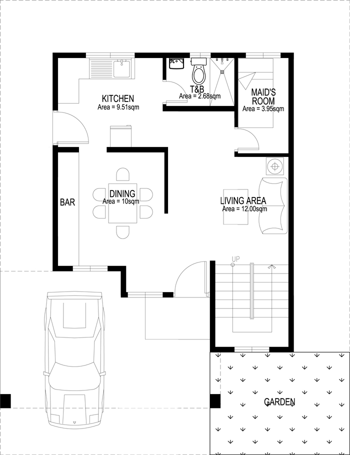Simple 2 Story House Floor Plans 3D kundelkaijejwlascicielka
