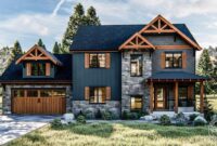 2 Story Craftsman Aspen Rustic house plans, Craftsman house plans