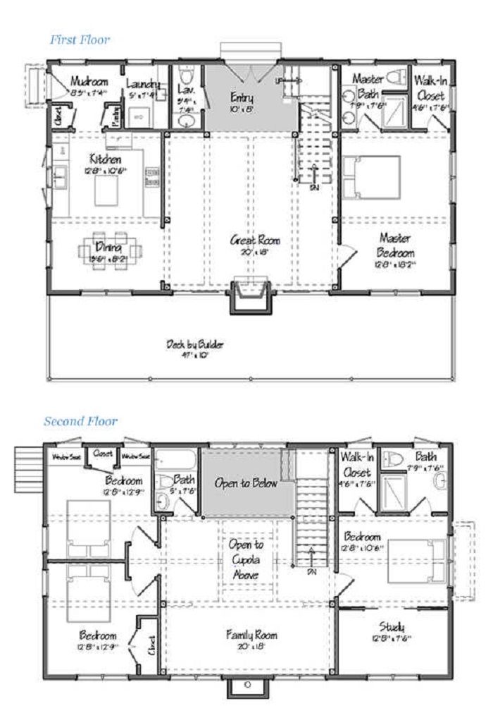 5 Great Two Story Barndominium Floor Plans Now With ZOOM! Farmhouse