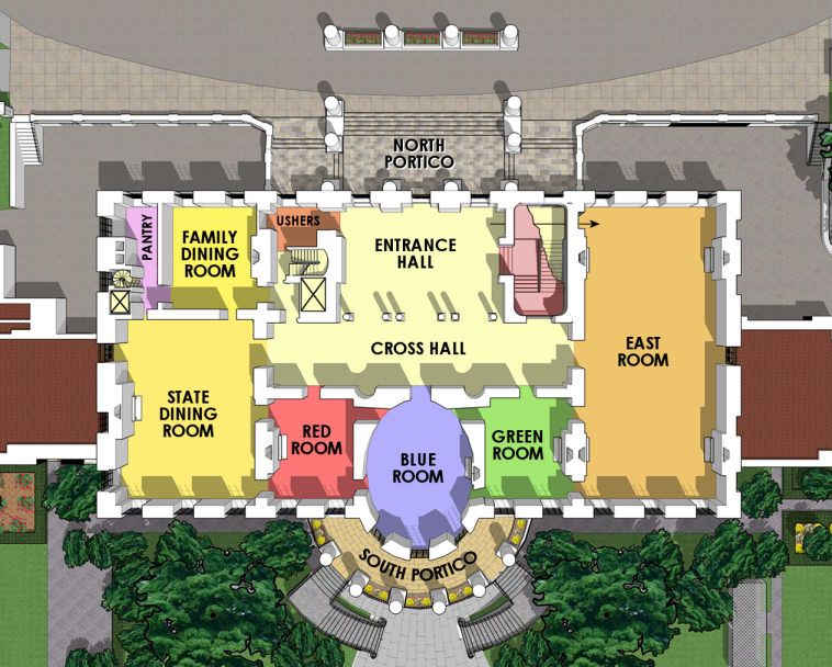 First Floor White House Museum White house tour, White house usa