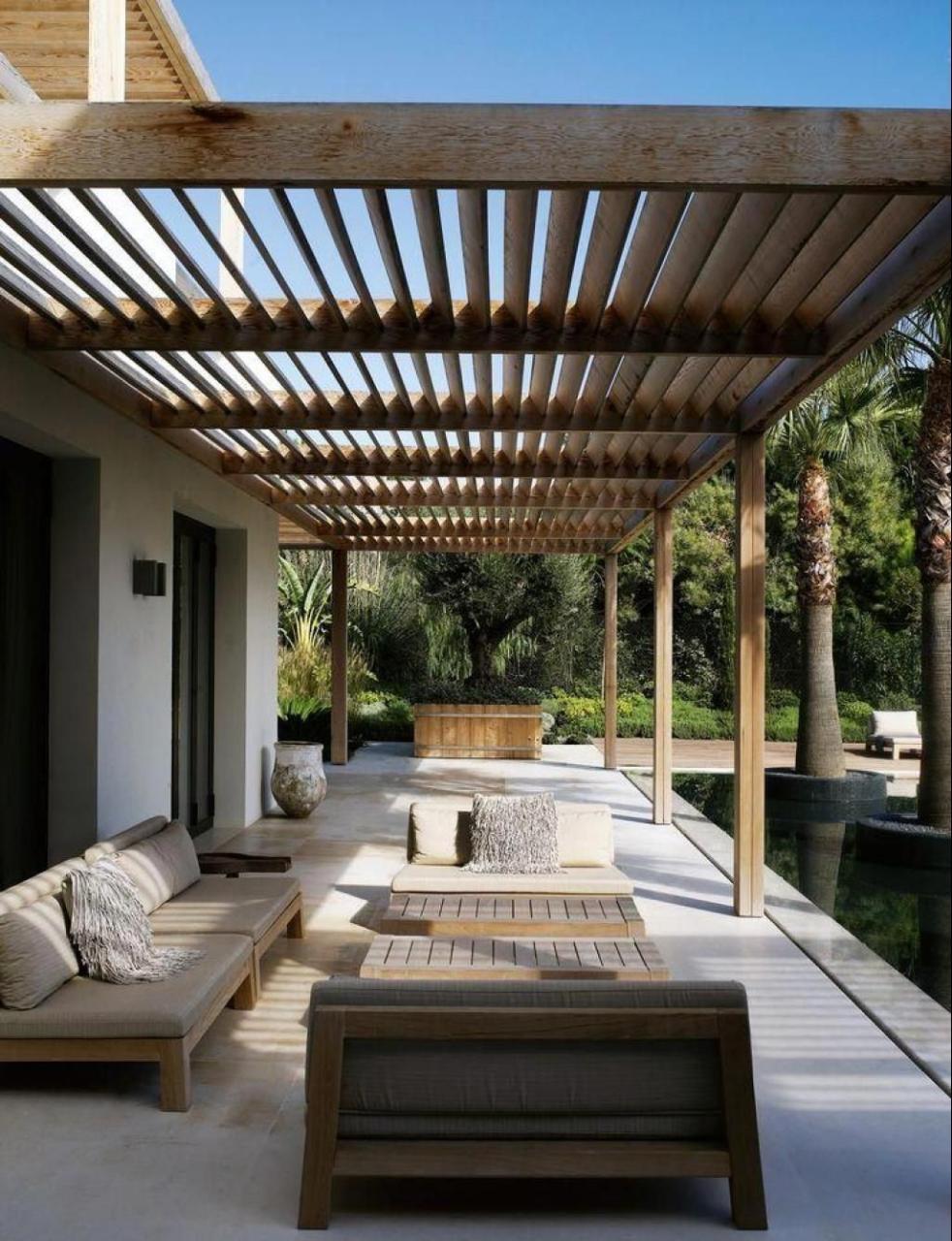 Pergola With Glass Roof PergolaOverFirePit Product ID4430773489