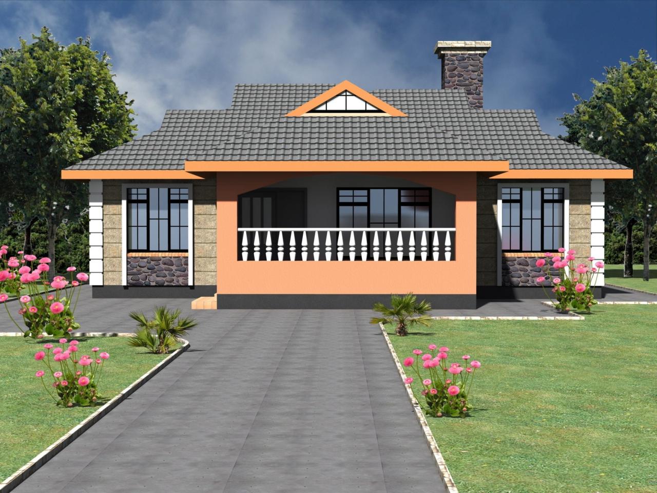 Good Roofing Low Cost Simple 3 Bedroom House Plans In Kenya Most