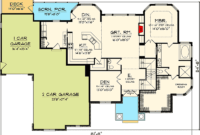 4Bedroom House Plan With 2Story Great Room 89831AH Architectural