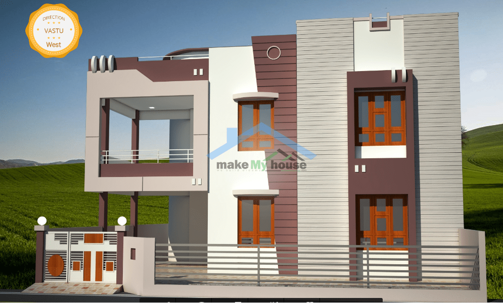 40 feet by 60 duplex House plan Acha Homes