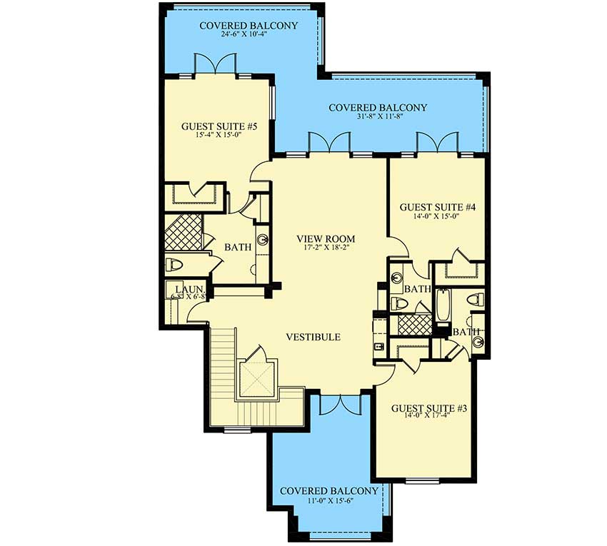 Twostory Contemporary Beach Home with Firstfloor Master Suite
