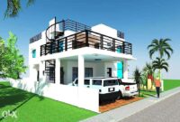 15330420240602-sideview2storeyhousewithroofdeckandspiralstairsonterrace 25+ Top Ideas Philippine House Design Two Storey With Roof Deck