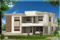 Flat Roof House Design Draft Designer Palakkad Kerala House Plans