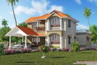 17195320240615-kerala-villa-elevation 2500 sq.ft Basic Kerala home design