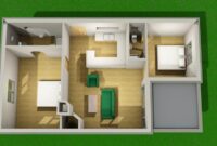 2 Bedroom jdp822 SA Houseplans