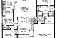 2 Bedroom 2 Bath Floor Plans 1500 Sq Ft Architectural Design Ideas