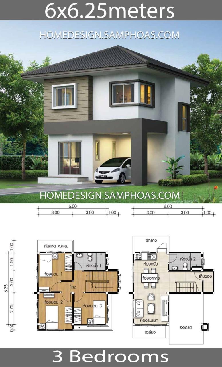 2 Storey 3 Bedroom House Design Philippines omahdesignku