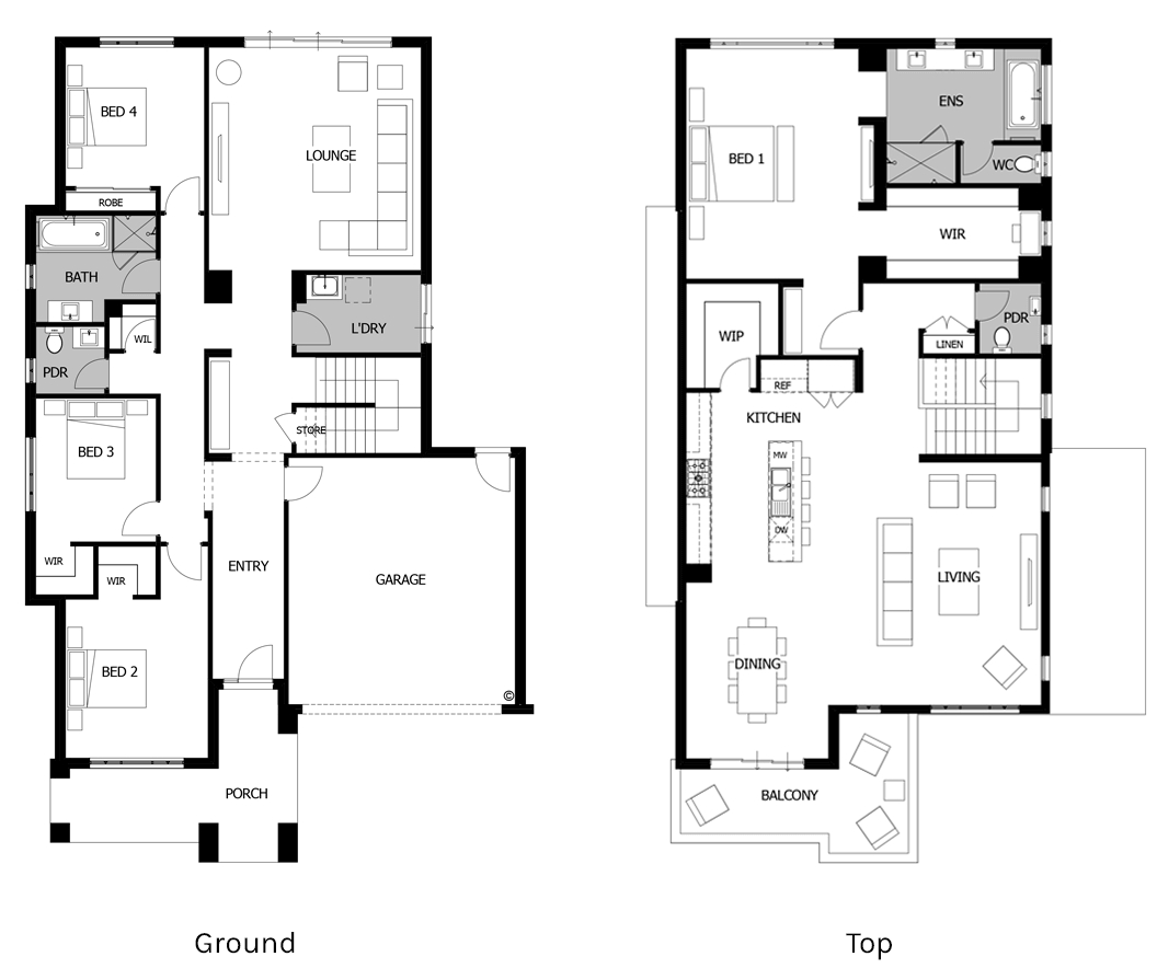 Two Storey House Plans Bundaberg home