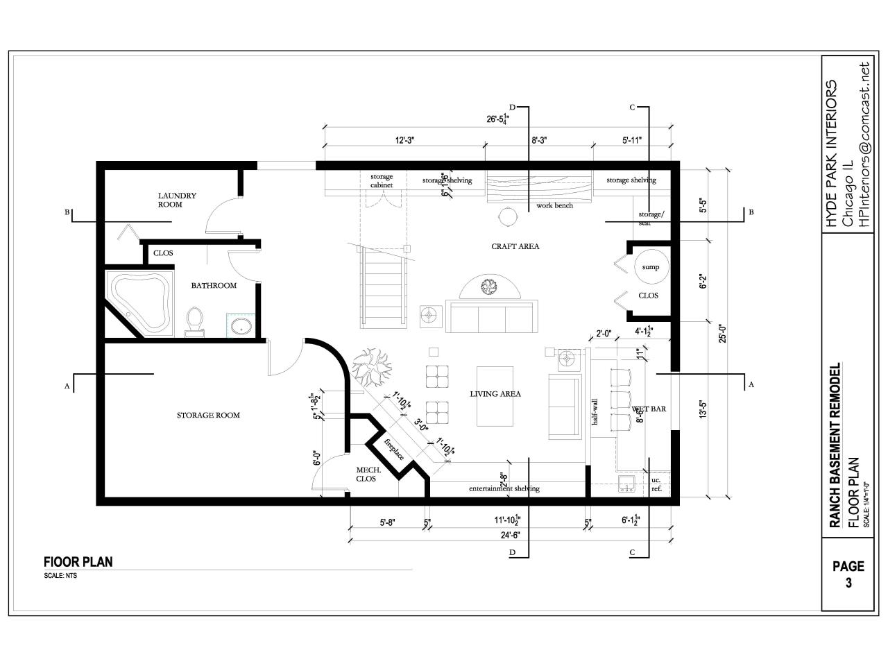 Basement layout plans ideas Hawk Haven