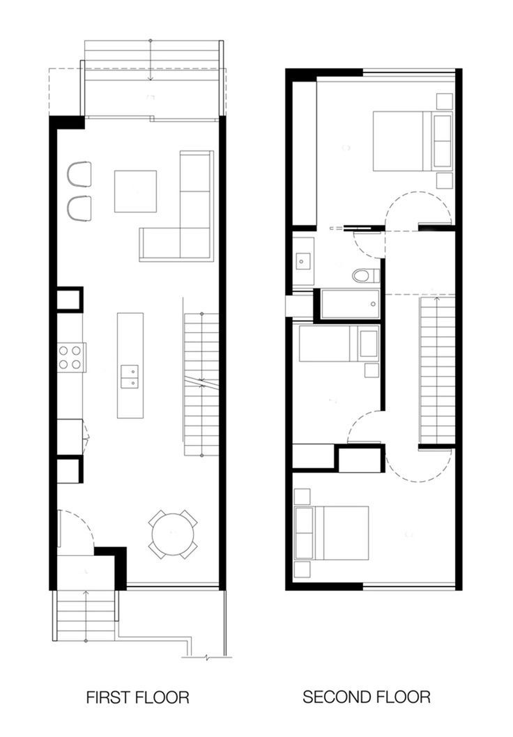 Characteristics of Simple Minimalist House Plans in 2021 Narrow house