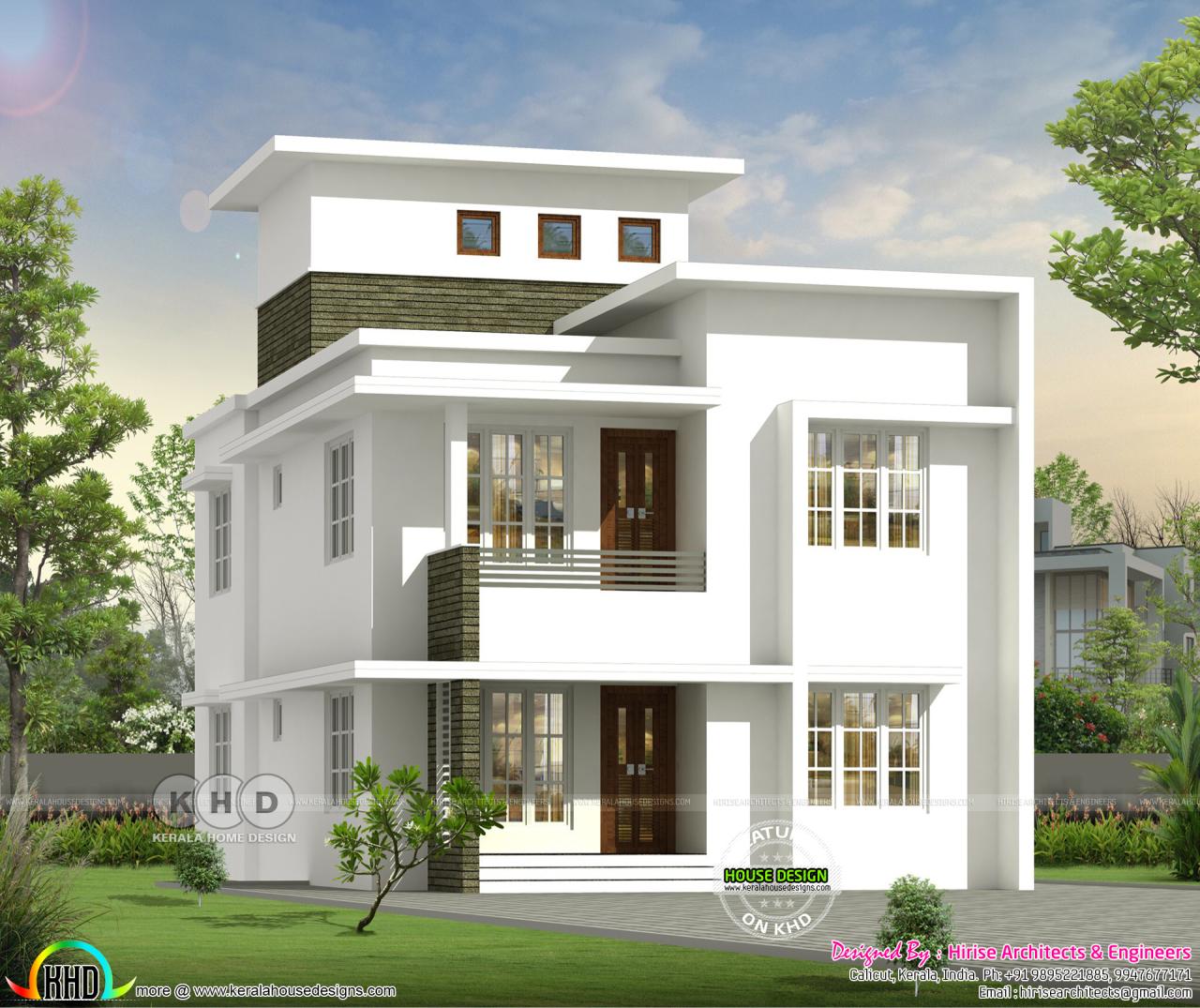 Kerala Model House Plans 1700 Square Feet House Floor Plans