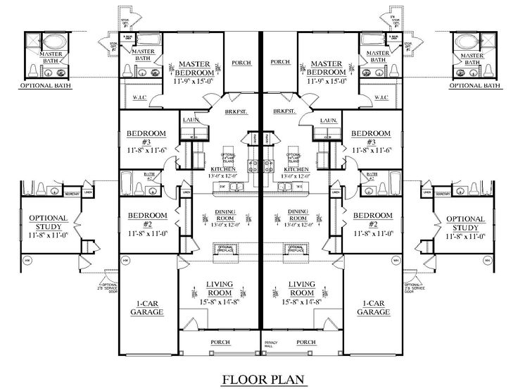 Popular 36+ 3 Bedroom One Story Duplex House Plans
