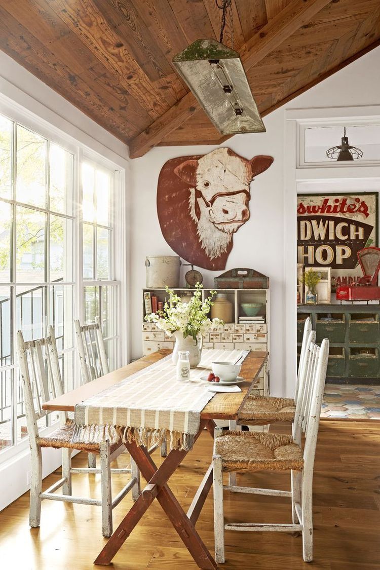 Pin by Tina Horn on Cowbell Farmhouse Country house decor, Rustic