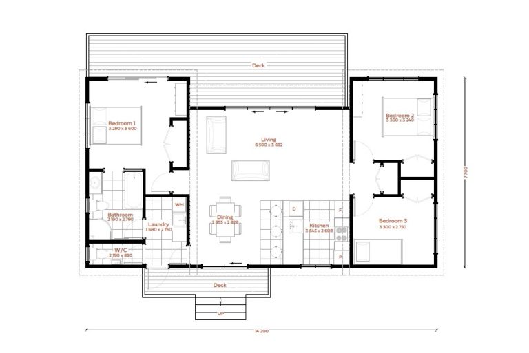 Small 3 Bedroom House Plans Nz 3 Bedroom House Designs / Required