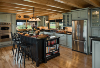 17 Amazing Log Cabin Kitchen Design To Inspire Your Home’s Look