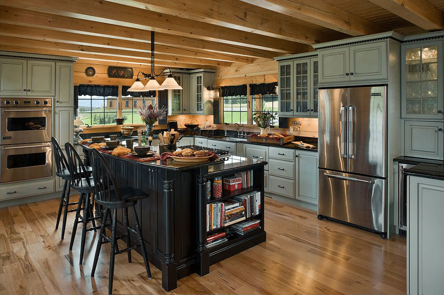 17 Amazing Log Cabin Kitchen Design To Inspire Your Home’s Look