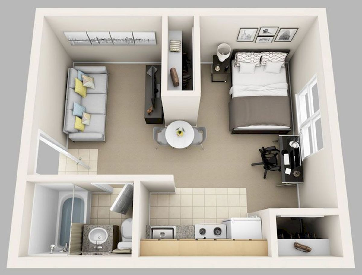 Pin by Laurie Pope on Tremaine ADU Idears Studio apartment floor
