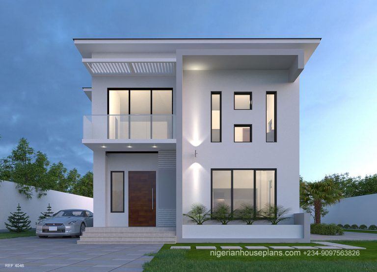 4 Bedroom Duplex (Ref. 4046) NigerianHousePlans Building house