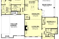 Ranch Style House Plan 3 Beds 2 Baths 1600 Sq/Ft Plan 430108