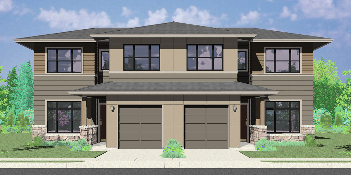 Small Duplex Villa Plan Maison Maison Design