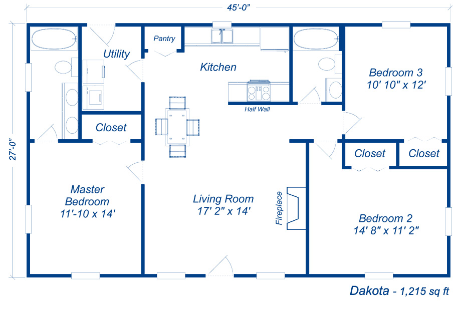Steel Homes Floor Plans