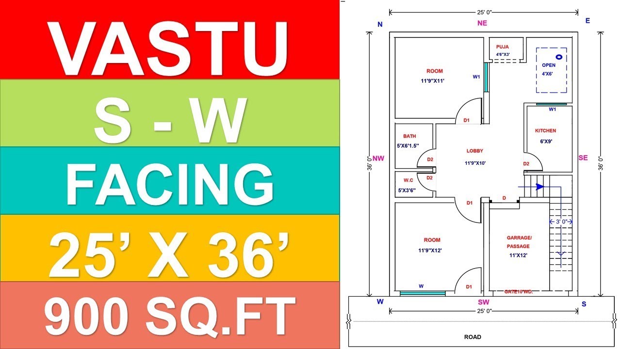 Home Design With Vastu Shastra West Facing House www