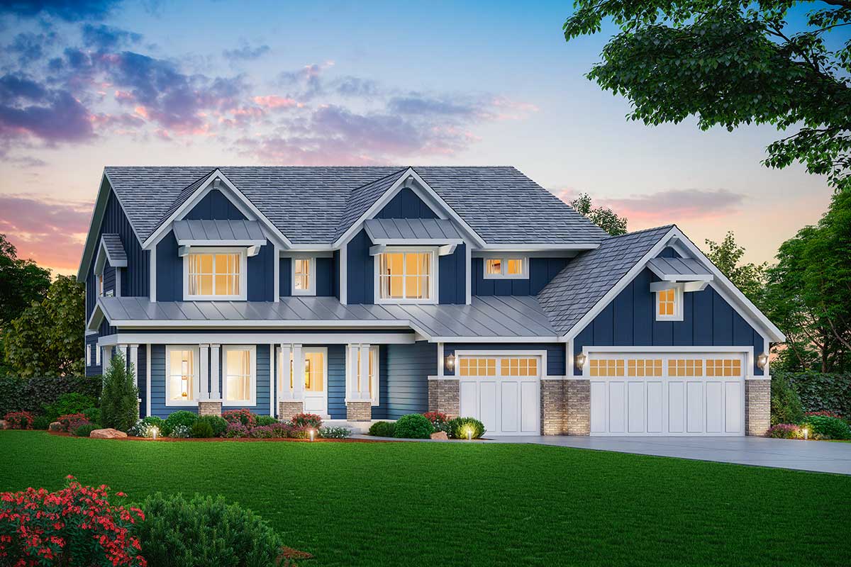 Most Popular Two Story Farmhouse
