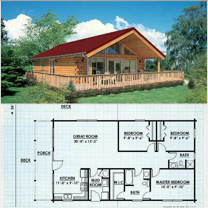 Simple Floorplan Pole barn house plans, My house plans, New house plans