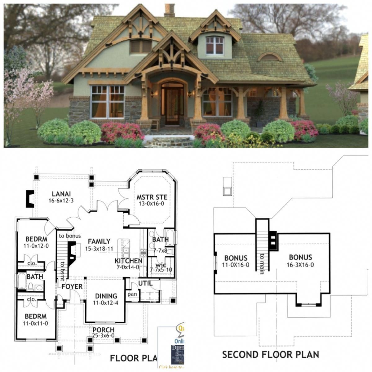 Mountain Cottage Frenchcottage Craftsman house plans, Craftsman