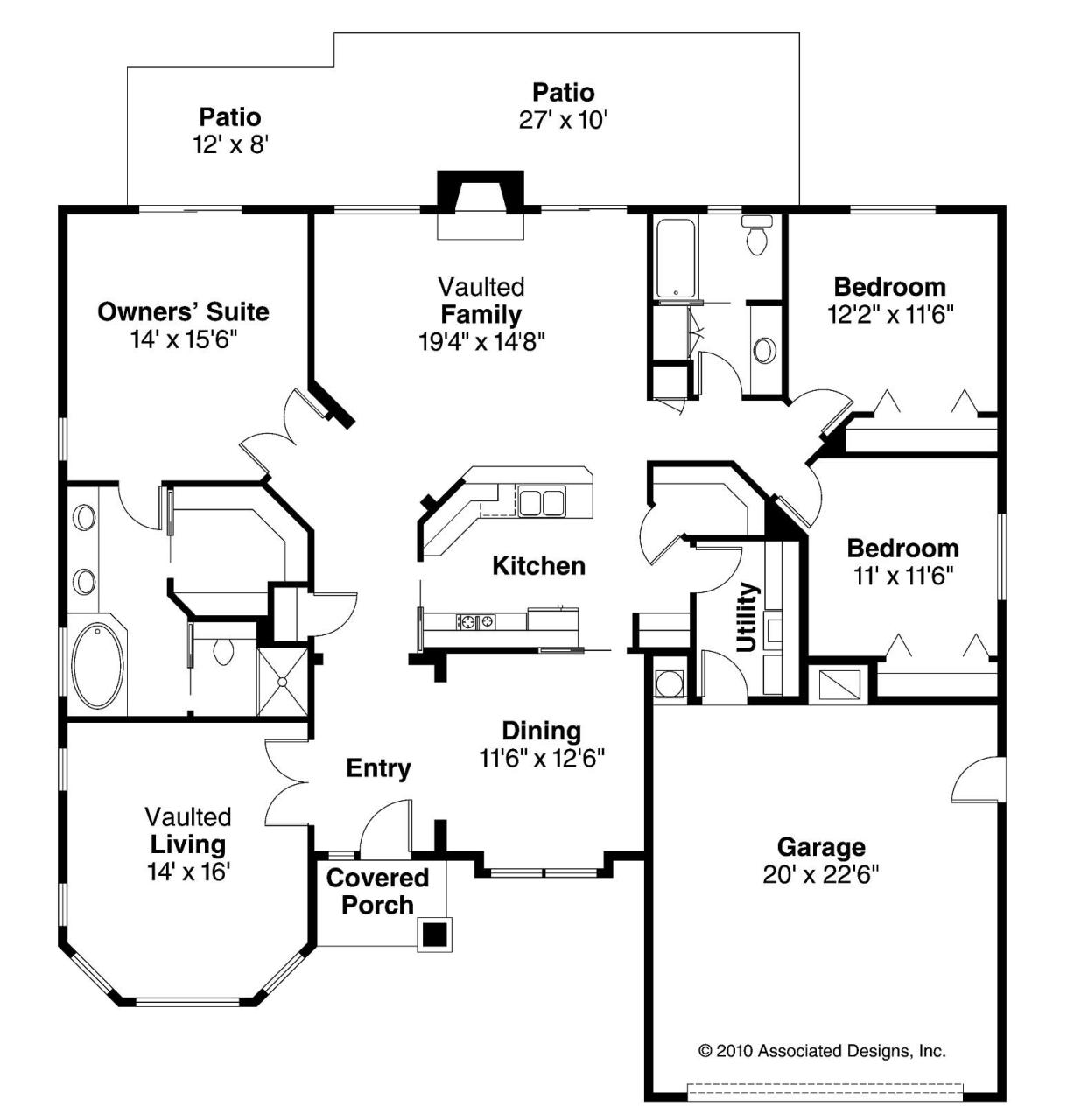 1 Story Home Plans Free blossomflowersdesign