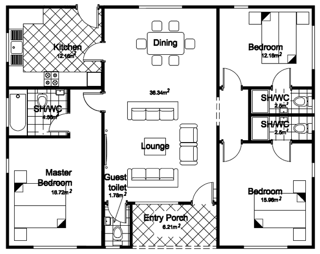 17+ New Top House Plan For 3 Bedroom Bungalow In Nigeria