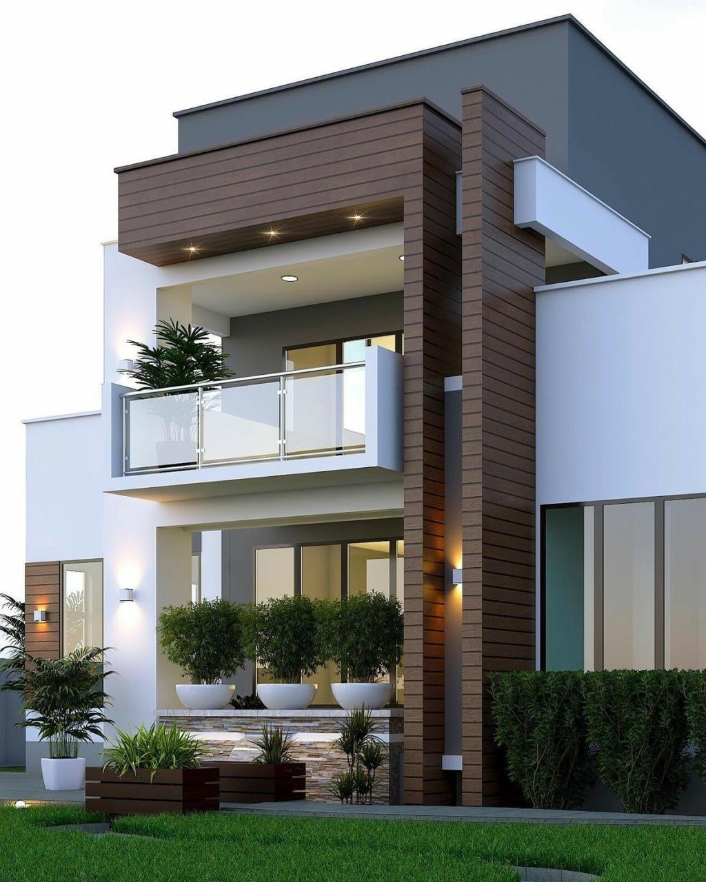 Duplex House Exterior Design In India