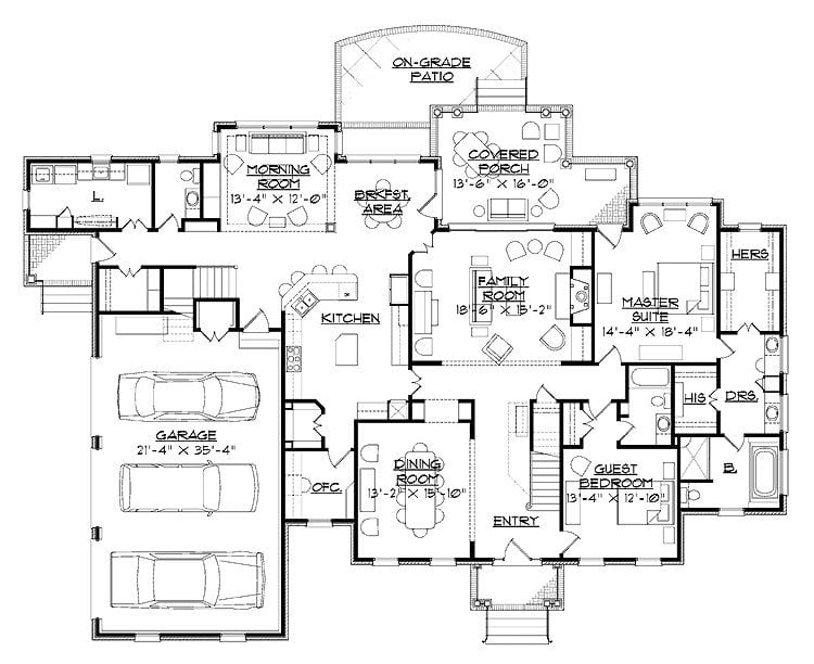 Cool 6 Bedroom House Plans Luxury New Home Plans Design