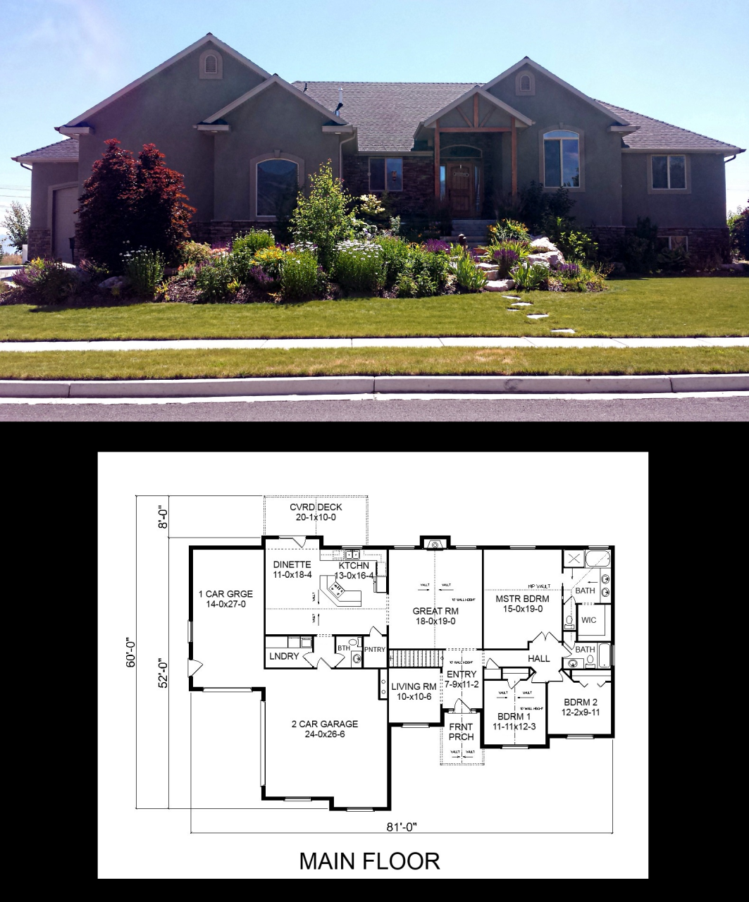 Rambler House Plans With Basement A raised ranch has an entry on the
