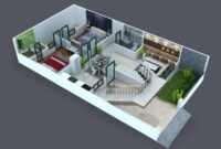 13325920240924-cut-out-floor-plan-for-duplex-3d-model-obj Cut out floor plan for duplex 3D print model CGTrader