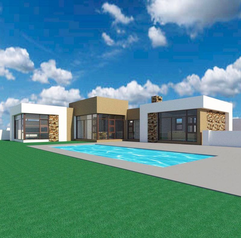 3 Bedroom House Plan M168 in 2020 House plans south africa, Single